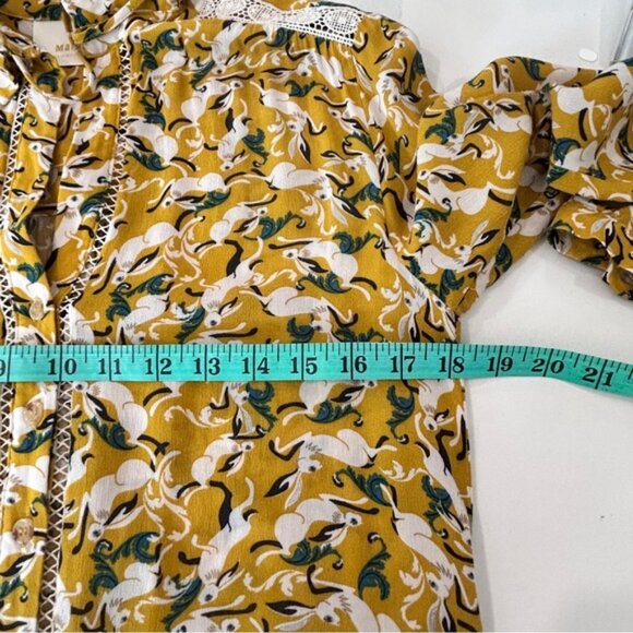 Maeve Anthropologie Janie Hare Flouncy Blouse - Picture 14 of 14